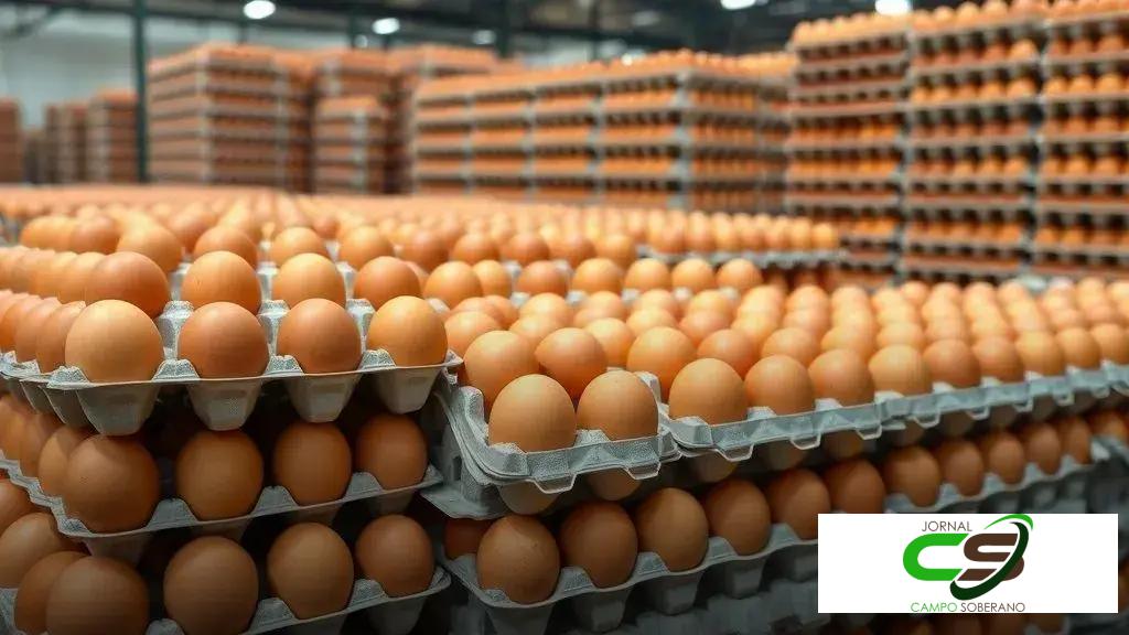 ABPA: exportações de ovos crescem 71,9% em agosto de 2025