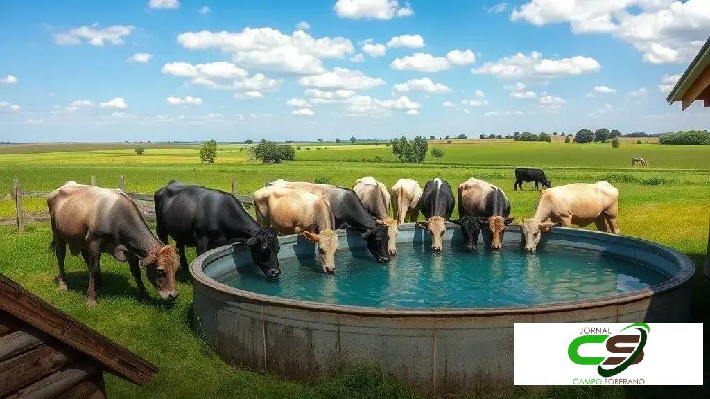 Bebedouro artificial: o caminho para ganho de peso do gado, diz especialista