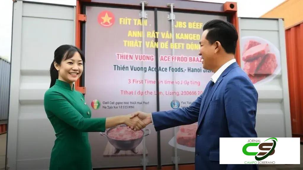 Brasil envia o primeiro embarque de carne bovina brasileira ao Vietnã