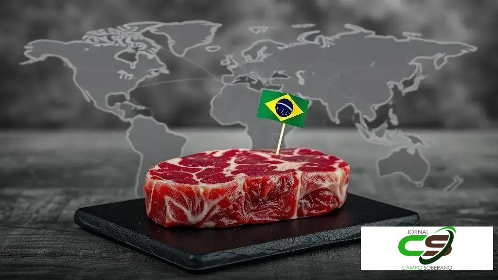 Carne bovina: Brasil desloca vendas dos EUA e fortalece laços com China e México