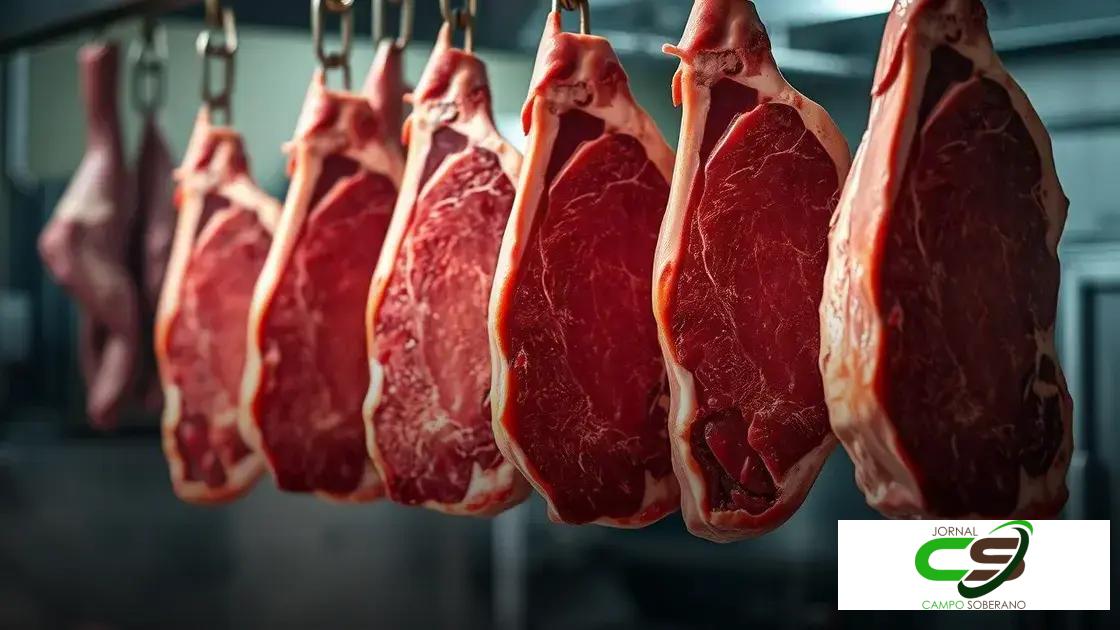 Carne bovina brasileira exporta em ritmo recorde apesar de tarifas dos EUA
