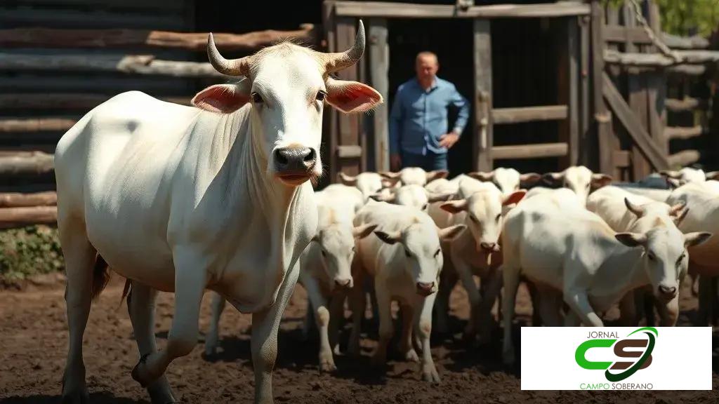 Charolês tricross: bezerros precoces na Fazenda Cachoeirão, MS