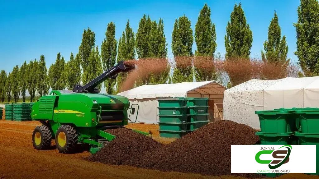 Fazenda em MS transforma esterco em fertilizante orgânico e gera lucro