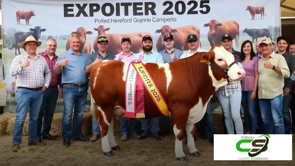 Hereford celebra vitórias na Expointer 2025 com grandes campeãs