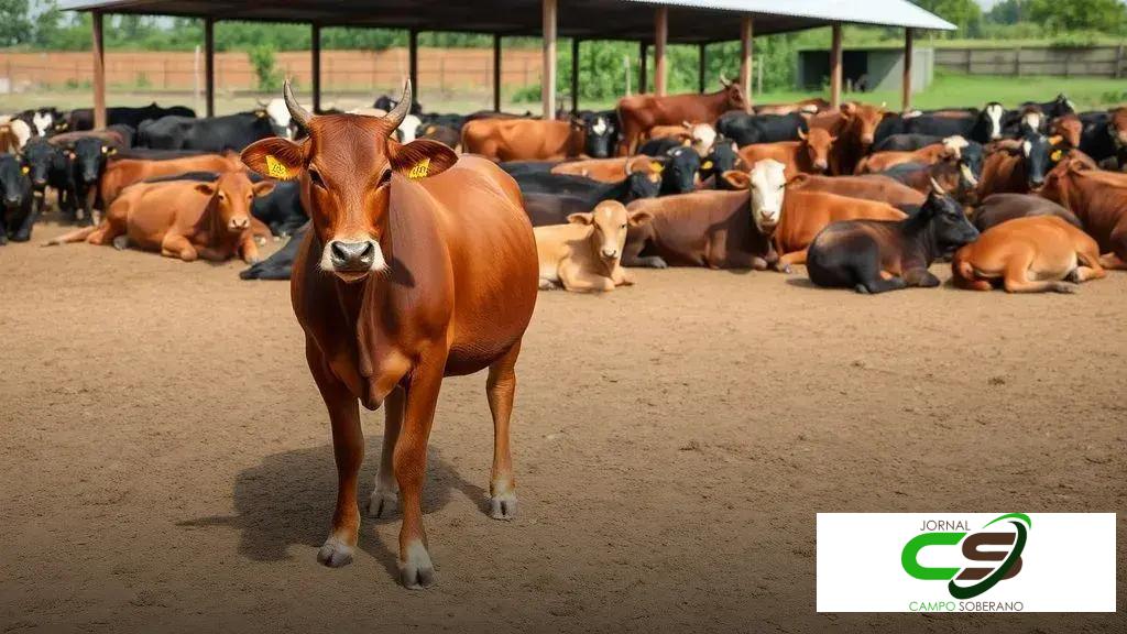 Santa Gertrudis lidera Prova de Eficiência Alimentar em Botucatu com 59 animais