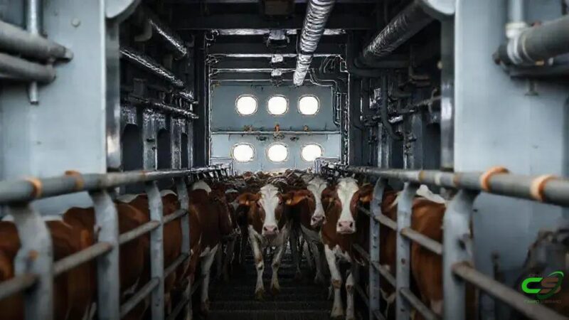 Exportações de gado vivo evoluem: das pequenas embarcações aos supernavios adaptados