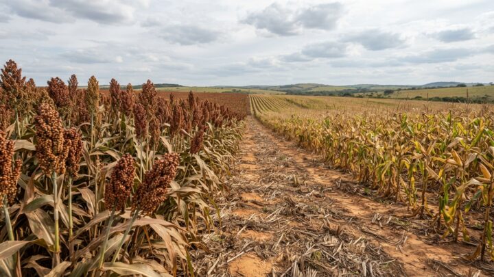 sorgo, milho safrinha, Safra 2026/27, janela de plantio, risco climático, híbrido de sorgo, segunda safra