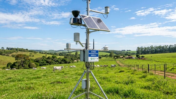 estacao meteorologica agricola telemetria clima sensores campo