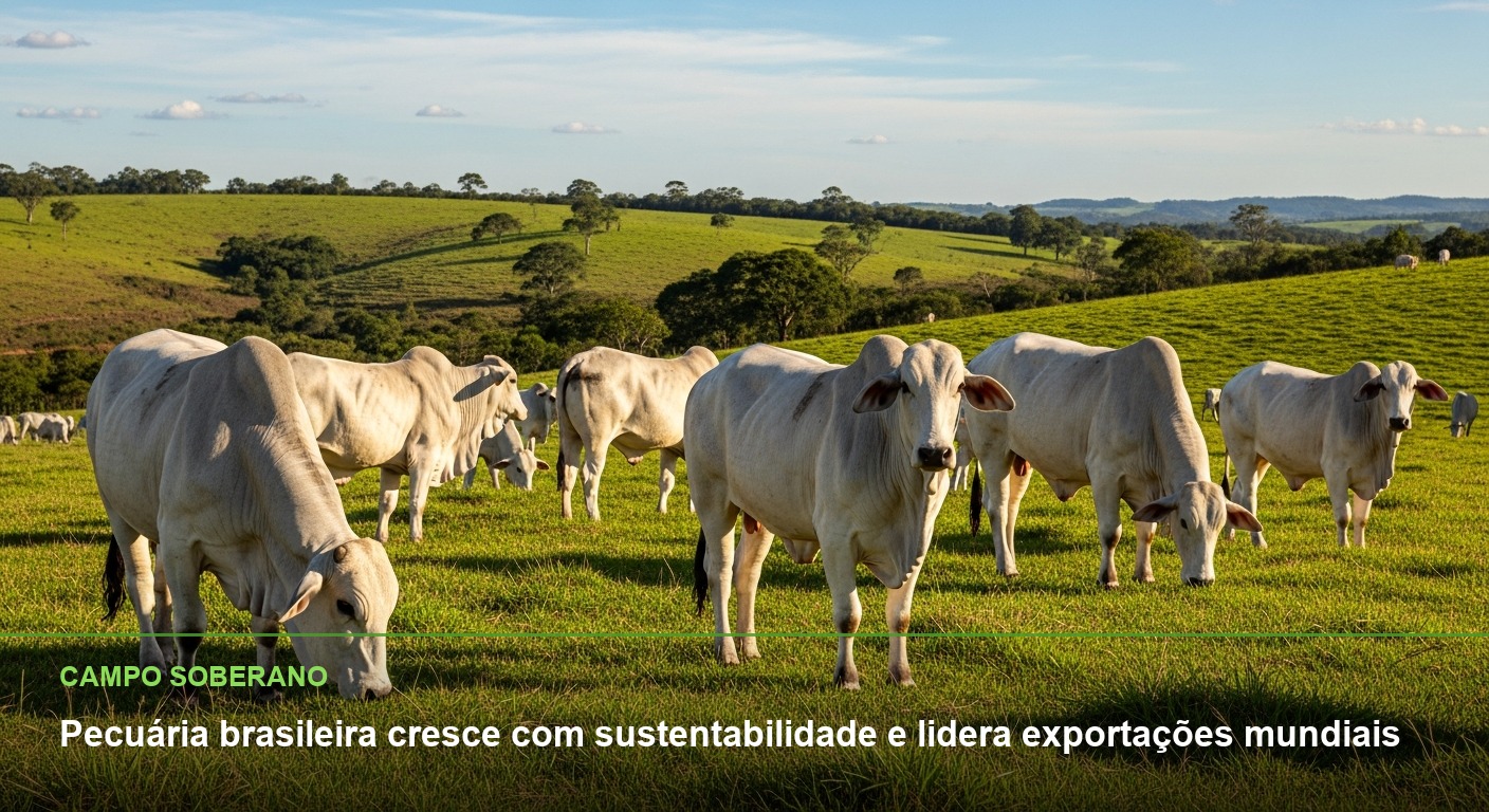 Pecuária brasileira cresce com sustentabilidade e lidera exportações mundiais 1 highlight1 2