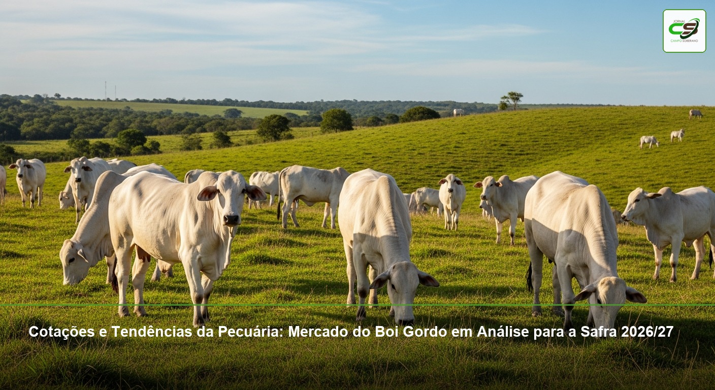 Agronegócio, cotação do boi gordo, safra 2026/27 de soja, custos de produção, volatilidade, mercado agrícola