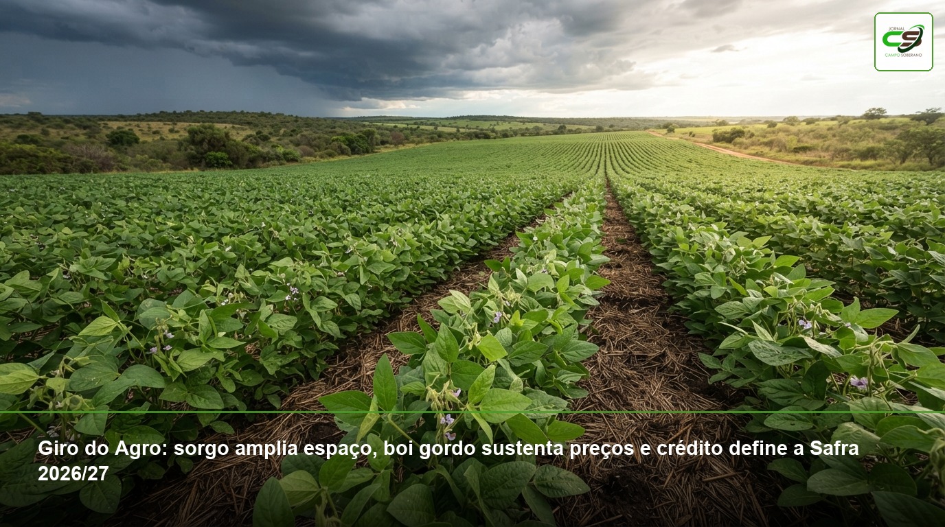 crédito rural, Safra 2026/27, Plano Safra 2026/27, custeio agrícola, investimento rural, margem líquida, soja, milho, sorgo