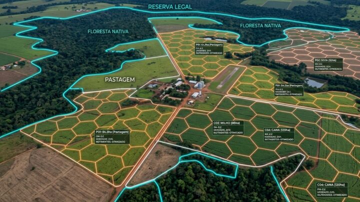 sensoriamento remoto agricola nanosatelites ndvi mapa orbital