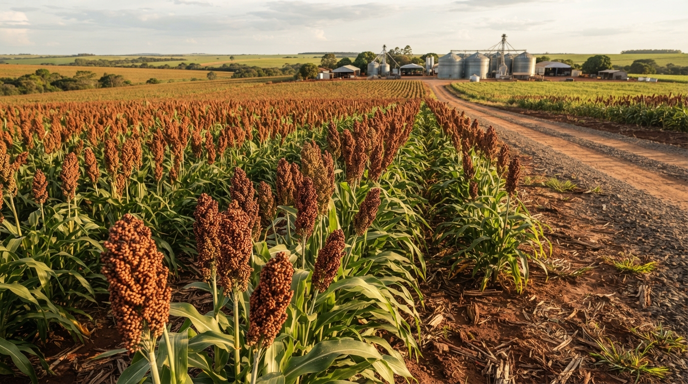 sorgo, cotação do sorgo, mercado físico, Safra 2026/27, segunda safra, milho, preço líquido