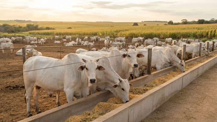 boi gordo, confinamento em Mato Grosso, Safra 2026/27, arroba, custo da dieta, pecuária de corte