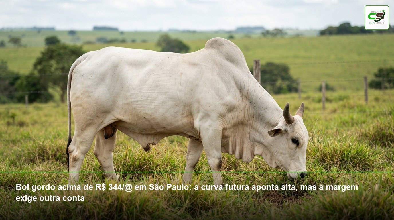 vaca gorda, cotação da vaca gorda, preço por arroba, mercado físico, Mato Grosso do Sul, São Paulo, descontos