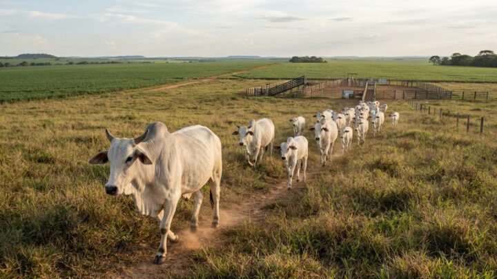 doença respiratória bovina, DRB, Nelore, confinamento, vacinação, manejo sanitário, transporte de bovinos, médico-veterinário