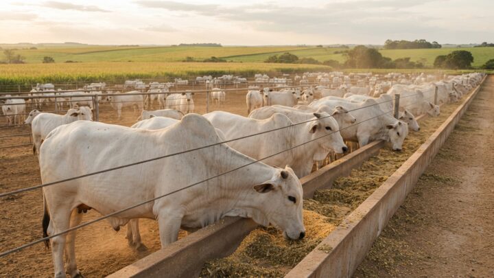 doença respiratória bovina, Nelore, confinamento, vacinação, sanidade, pneumonia, Safra 2026/27
