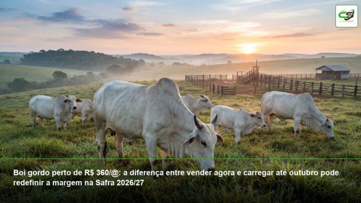 boi gordo, arroba do boi gordo, preço do boi em 2026, contrato futuro outubro 2026, venda de gado