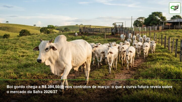 boi gordo, escalas de abate curtas em 2026, demanda chinesa por carne bovina brasileira, venda de gado terminado